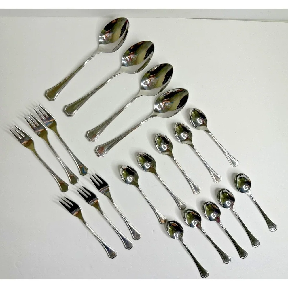 Solingen Germany Stainless Flatware 18/10 Set 20 pc Tablespoon Teaspoon Cocktail